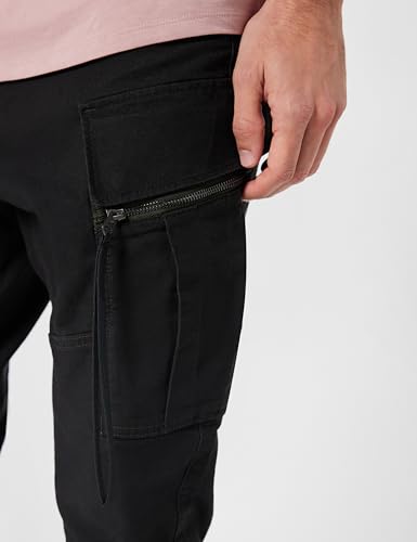 G-STAR Zip Pocket 3D Skinny Cargo Pants 2.0, Pantaloni Uomo, Nero (Dk Black D24307-E172-6484), 34W / 32L - 4