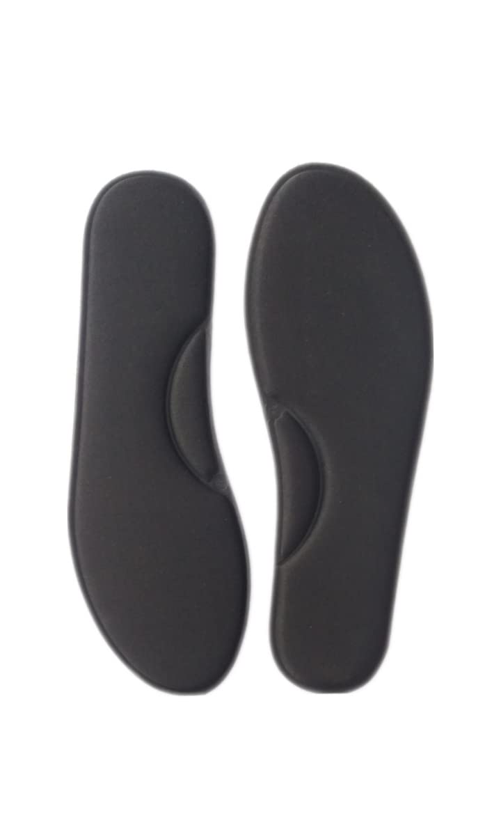 GenericSJE (50 PACK) insole for shoes men Memory Foam Orthotic Sport shoe Insoles for All Shoes Makes shoes SUPER SOFT & COMFORTABLE Sweat Absorption Pads (UK 9, BLACK)