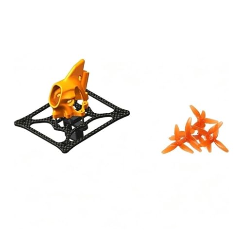 Cadre en fibre de carbone Bassline-2 de 90mm avec hélices orange durables