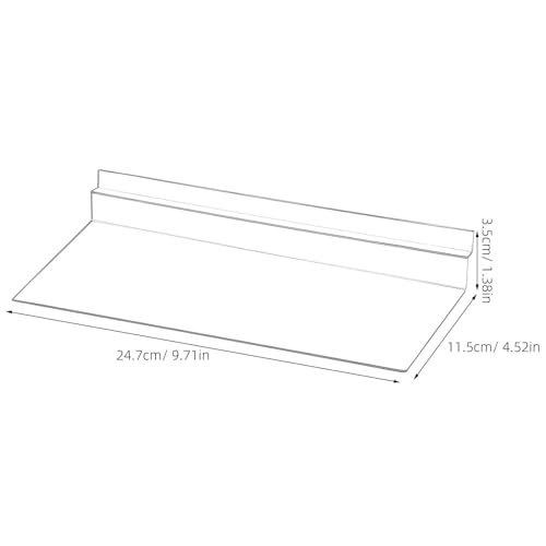 Étagère murale transparente pour chaussures et rangement facile à nettoyer - 7