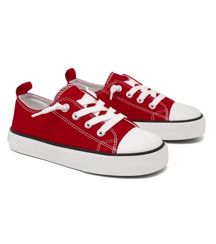 Image of Toddler Little Kid Cushioned Canvas Shoes Slip On Sneakers Soft and Durable