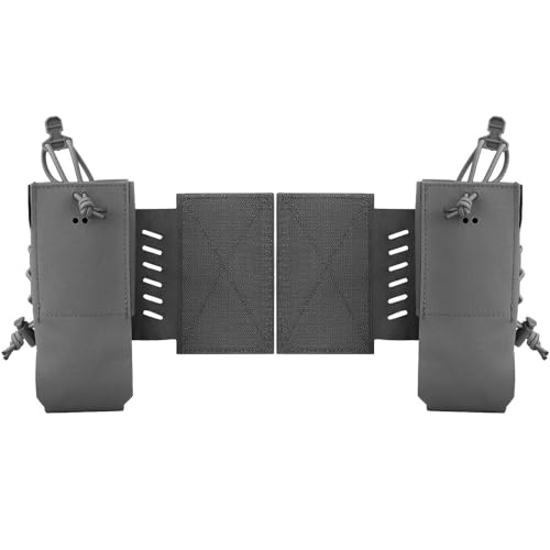 Lot étui tactique radio AN/PRC148 152 extension latérale pour gilet