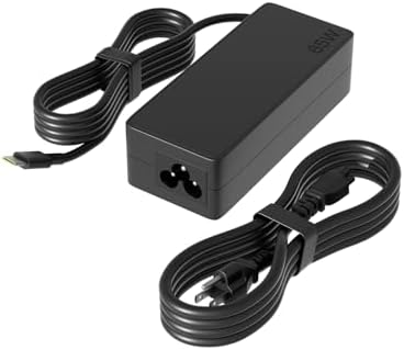 PowerPortnerLink 65W USB-C Charger Compatible with Lenovo Thinkpad, Yoga, Ideapad, Chromebook, ThinkBook Series Laptop Replacement Adapter