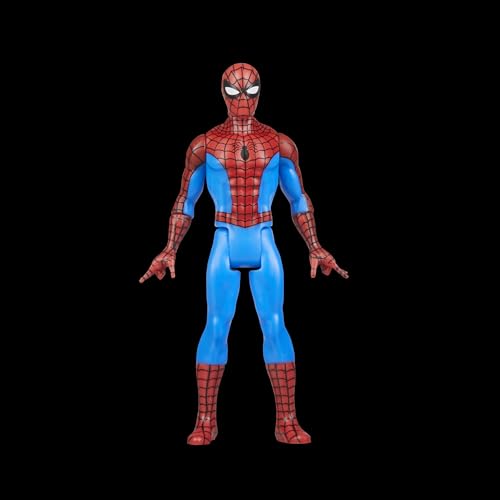 Marvel Legends Series Retro 375 Collection Spider-Man 3.75-Inch Action Figures, Multicolor, Small - Image 4