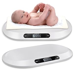 Baby Scales for Weighing Scale Non-Slip Feet Ideal for Infants Puppies (led Display Backlit)