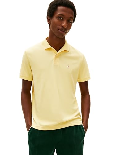 Image of Tommy Hilfiger Mens Short Sleeve Casual Polo Shirts in Regular Fit with Liquid Cotton