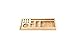 Small Handmade Wooden Desk Organizer 9.8 x 3.9 x 0.8 inches