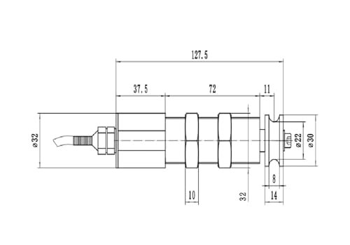 Sensor tensión cable uniaxial de 10N que soluciona errores de pesaje mecánico 2