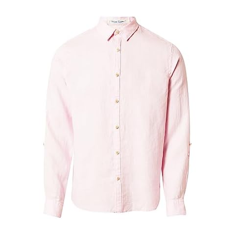 Scotch & Soda Rose Linen Shirt with Sleeve Roll Cover