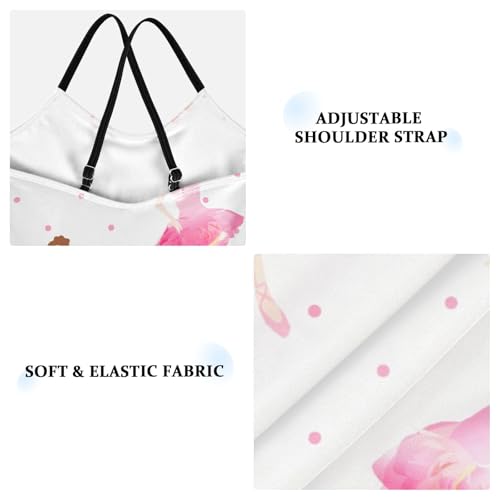 susiyo Girls One Piece Swimsuits Ballerina Bathing Suit Quick Dry Beach Swimwear for Toddler Girl 3-10 Years3