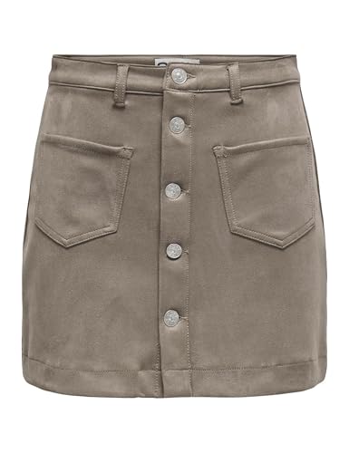 ONLY Onlamazing-Stina Faux Suede Skirt PNT
