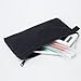 YONBEN Money Bank Deposit Bag with Zipper Lightweight Money Holder Nylon Waterproof Coin Change Bag (Black,3)