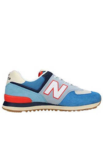 Image of New Balance Men's 574 V2 Core Sneaker, Mako Blue /Turtledove, 10.5 M