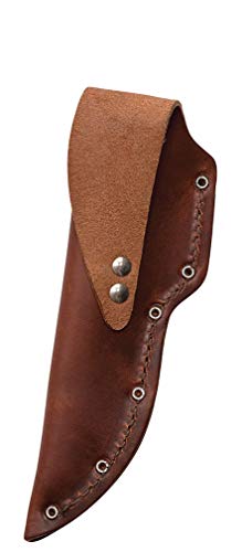 image for Case WR XX Pocket Knife Rosewood Ridgeback Wood Hunter W/Leather Sheat