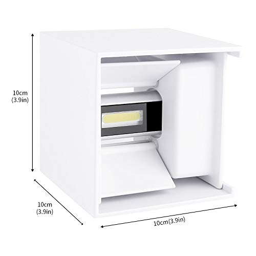 Etime 13W Applique da Parete Interno LED Bianco