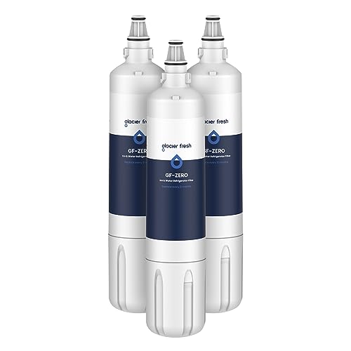 GLACIER FRESH 4204490 Water Filter Compatible with Sub-Zero 4204490, 4290510, 9030868 Refrigerator Water Filter, 3 Pack