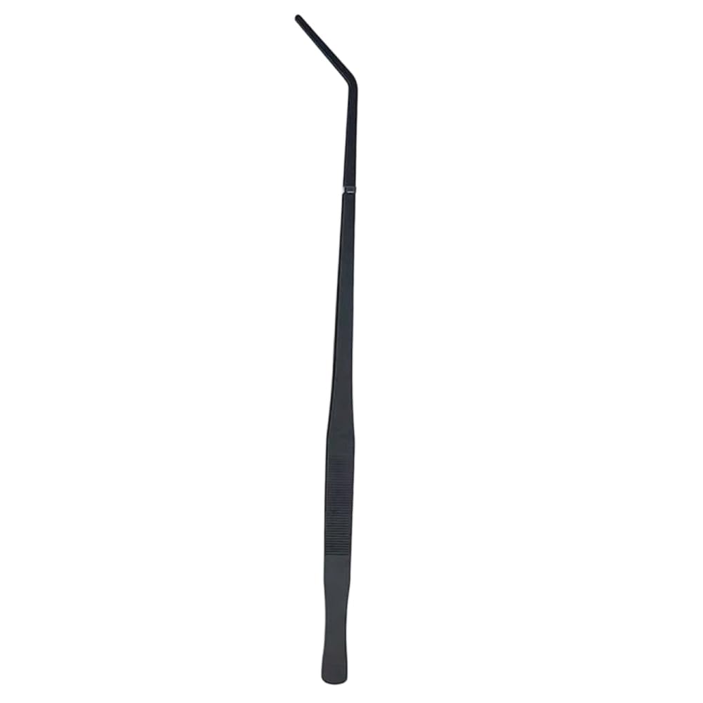 Littimoon Multi Purpose Stainless Steel Special Extended and Extra Long Tweezers Tool 48Cm Curved