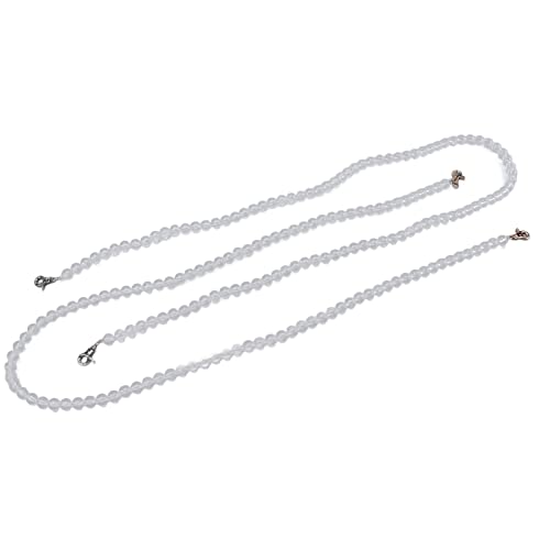 Accesorios de boda de cuentas acrílicas transparentes de 12mm para manualidades 8
