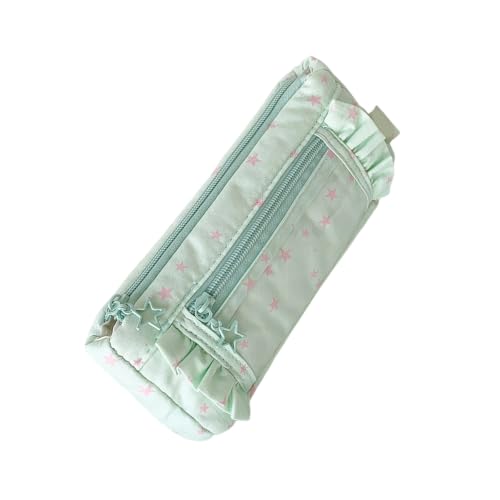 alloneslife Trousse à de capacité avec imprimé étoiles, Pochette à stylos en Tissu Doux pour l ' école et Le Travail, Organisateur de Papeterie Portable, de Papeterie, Porte-Outils d ' écriture, de