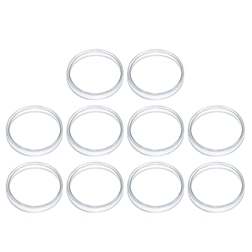 Boîtes de Pétri en verre borosilicaté transparent pour culture de cellules (lot de 10)