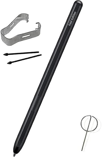 Galaxy Z Fold 4 S Pen Fold Edition, S Pen Z Fold 4, Pointe Fine de 1,5 mm, 4 096 Niveaux de Pression, Stylet Z Fold 3 pour Samsung Galaxy Z Fold 4 5G + Pointes/Pointes+...
