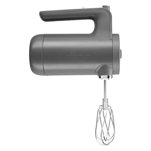 KitchenAid Cordless 7 Speed Hand Mixer - KHMB732, Charcoal Grey