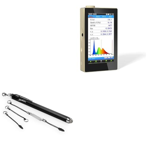 BoxWave Stylus Pen Compatible with Hopoocolor Spectrometer OHSP350 - EverTouch Capacitive Stylus, Fiber Tip Capacitive Stylus Pen - Jet Black