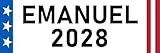 Rahm Emanuel 2028 Sticker Large 3x9 Emanuel President Sticker