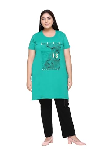 Image of In Love Women's Plus Size Cotton Printed T-Shirt with Pocket - Combo Pack of 2