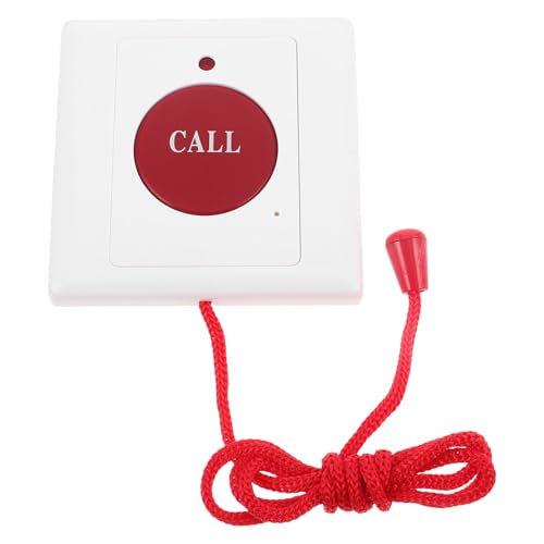 SUPVOX Botón De Emergencia Supvox para Mayores con Alarma Dual Y Sistema De Llamada De Emergencia Fácil De Usar para Casa Hospital Y Residencia
