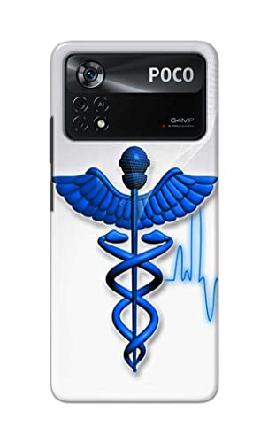 Image of Printed Hard Back Cover Case for Mi Poco X4 Pro 5G Back Cover (Medical Doctor) -1803