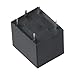 AllGIFT 5pcs JQC-3FF-S-Z DC 12V Electromagnetic Power Relay, PCB Mount, SPDT, Black