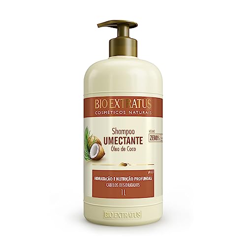 Shampoo Limpeza Umectante Óleo De Coco Bio Extratus 1 Litro