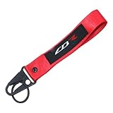 HOKTI Motorcycles Key Keychains For CBR600RR CBR1000RR Keychain Key Ring and Gifts -1 Pcs Embroidery Keychain (Red)