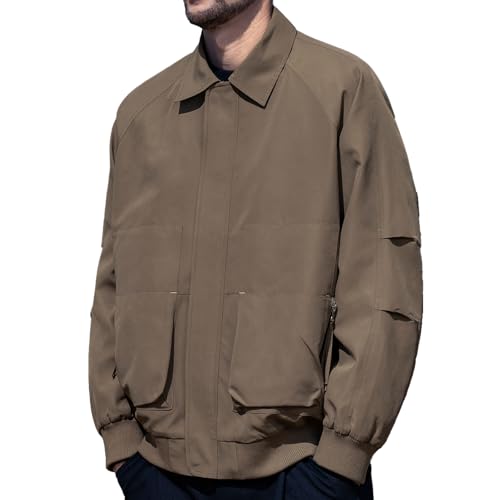 Spring Polo Detroit Jacket Men's Bomber American Casual Zipper Windproof Work Jacket Autumn Coat