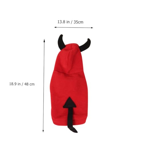Disfraz para Perro Diablo Halloween XL Abrigo miniatura 2