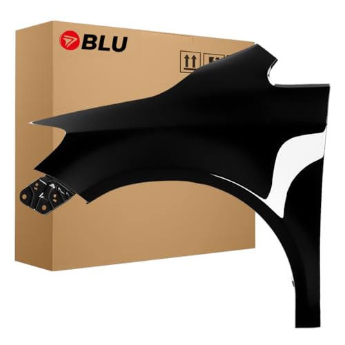 BLU Kotflügel Passend für Volkswagen Golf V+ / Golf 5 PLUS L041 LO41 Links Schwarz | 2005-2009 | Vorderseite Vorne | Lackiert | Einbaufertig