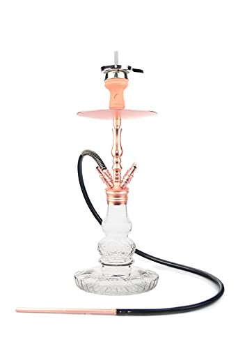 Mata Leon Shisha, Aluminium, Silber, 70cm – Bild 4