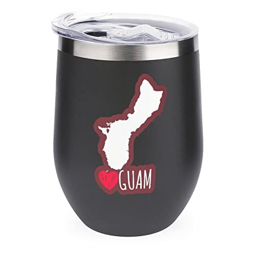 Love Heart Guam Lovely Stainless Steel Insulated Cup Small Coffee Mug Fashion Travel Tumblers With Lid #TOP11