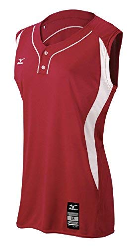 Mizuno Elite jersey de softball sans manches vêtement de sport femme