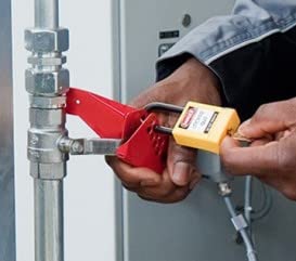 Image of Lockout Tagout Locks Safety Padlock Loto Locks Keyed Alike PA Lock Out Tag Out Steel Shackle Small Luggage Padlocks White 1PCS