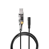 Powallon USB Programming Cable for Bafang BBS01, BBS02, BBSHD, and BBS01B/BBS02B Motor with UART Protocol - 39in (100cm) Length