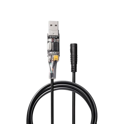 Powallon USB Programming Cable for Bafang BBS01, BBS02, BBSHD, and BBS01B/BBS02B Motor with UART Protocol - 39in (100cm) Length