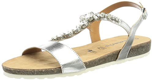 Tamaris 1-1-28166-36, Sandali Donna, Argento, 41