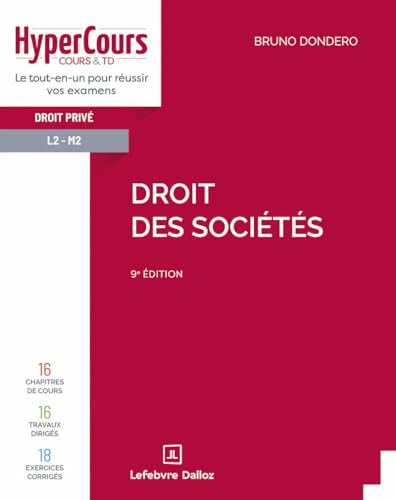 livre Droit des sociétés. 9e éd.