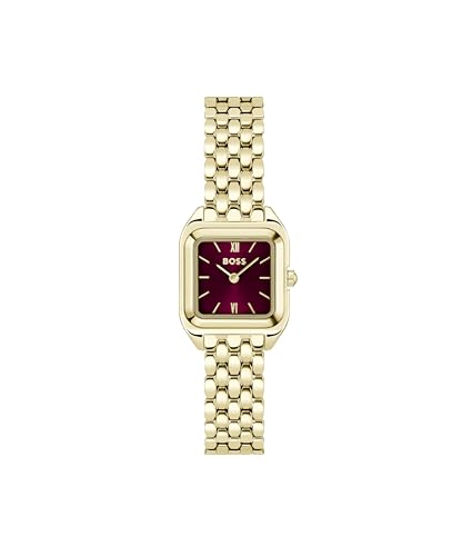 Boss Montre À Mouvement Quartz Deux Aiguilles pour Femme Collection Mae Petite avec Bracelet en...