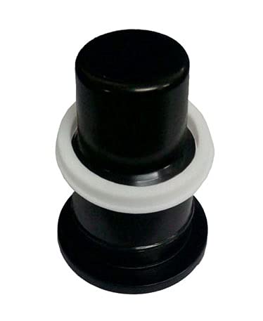 BluewaveHose Adapter for Aluminium Vacuum Head - Easy to Replace 14" and 18" Vacuum Brush Attachment, Black Color, Durable Plastic Body