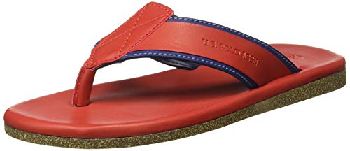 Image of US Polo Association Men AYTON Leather Hawaii Thong Sandals