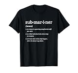 Submariner Definition Submersible Nuclear-Powered Submarine T-Shirt