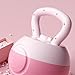 Menolana Water Filled Kettlebell Strength Training Squats Sports Lift HIPS Ergonomic Glute Training Tool Yoga Kettlebell, Pink